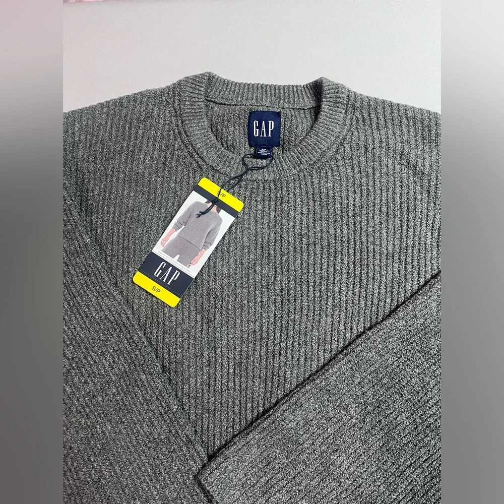 Gap CashSoft Shaker-Stitch Boyfriend Sweater - Picture 4 of 6